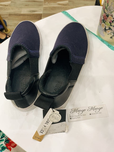 Giày slip on zara newtag size 37 p610 pass 400k