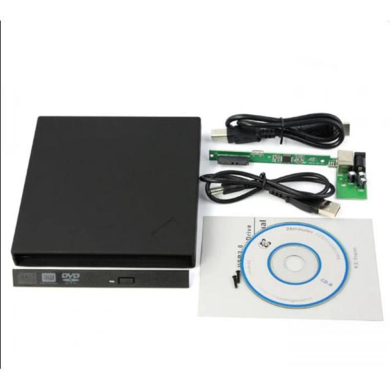 Box DVD Laptop USB 2.0 SATA - Biến DVD Laptop Thành DVD Di Động