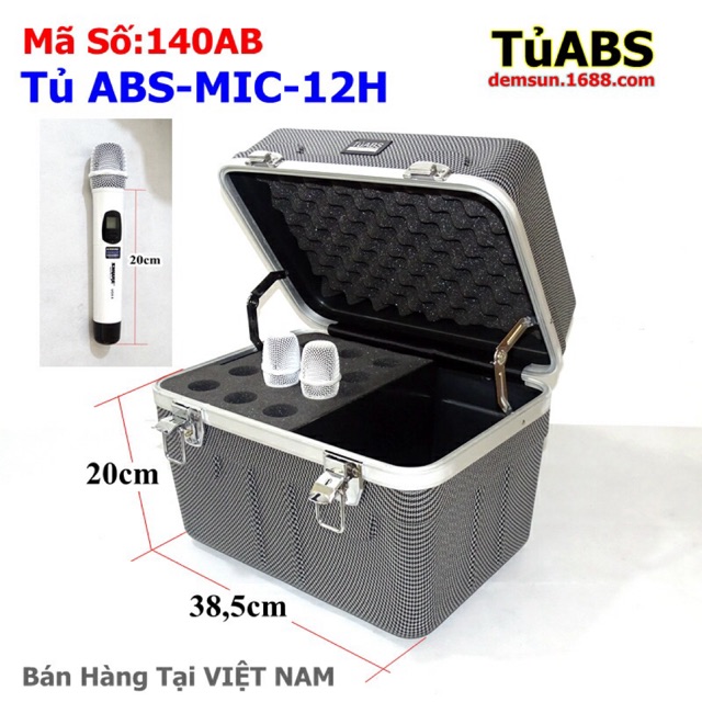 Tủ đựng 12 tay mic