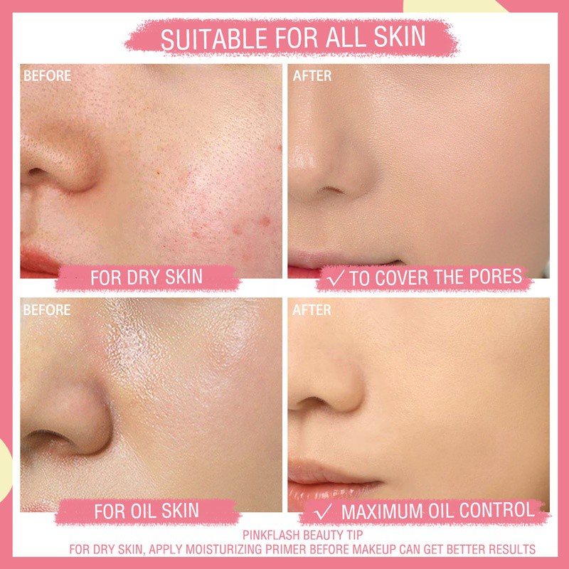 (hàng Mới Về) Kem Nền Pinkflash Lâu Trôi Chất Lượng Cao | BigBuy360 - bigbuy360.vn