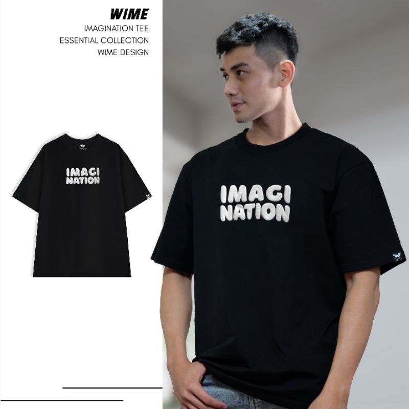 Áo thun unisex nam nữ IMAGINATION cotton form rộng oversize nhiều màu tee local brand WIME