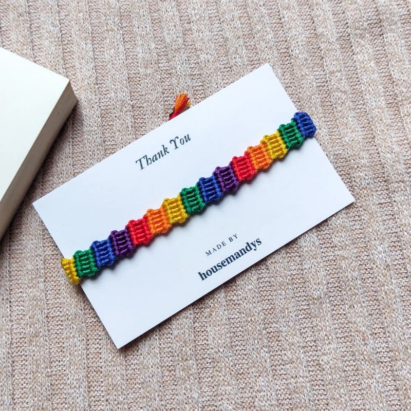 Vòng handmade flip flop phối 6 màu