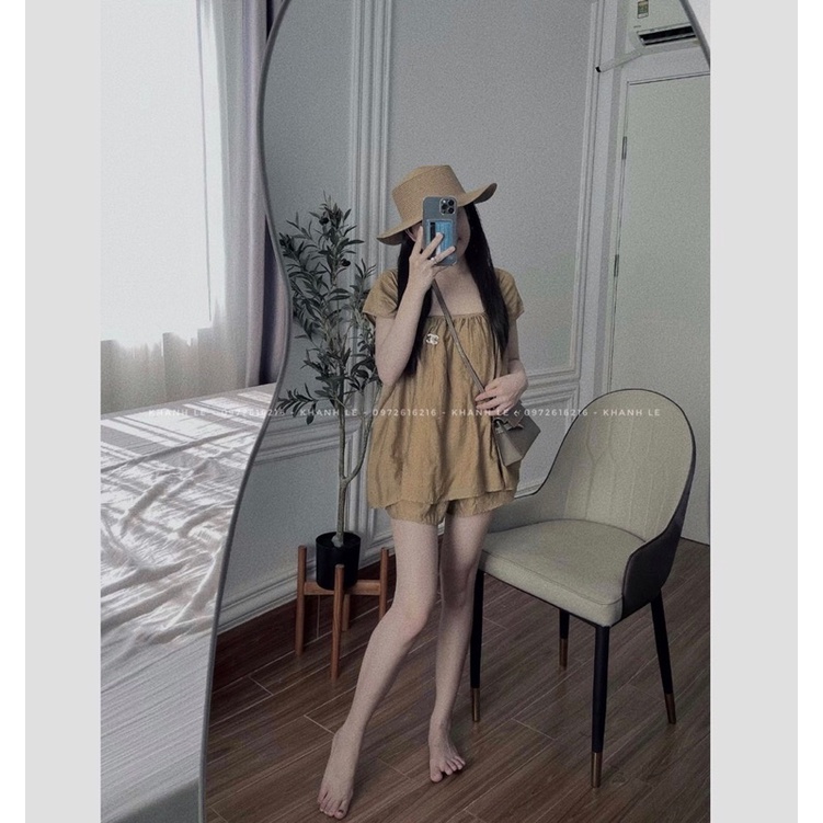 Set Đũi Tơ Tay Hến 2 Màu Sexy Điệu Đà