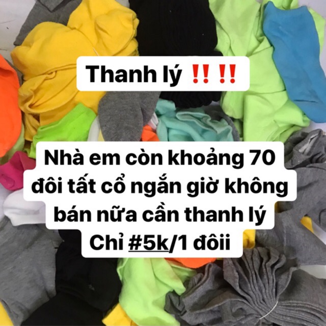Thanh lý tất cổ ngắn