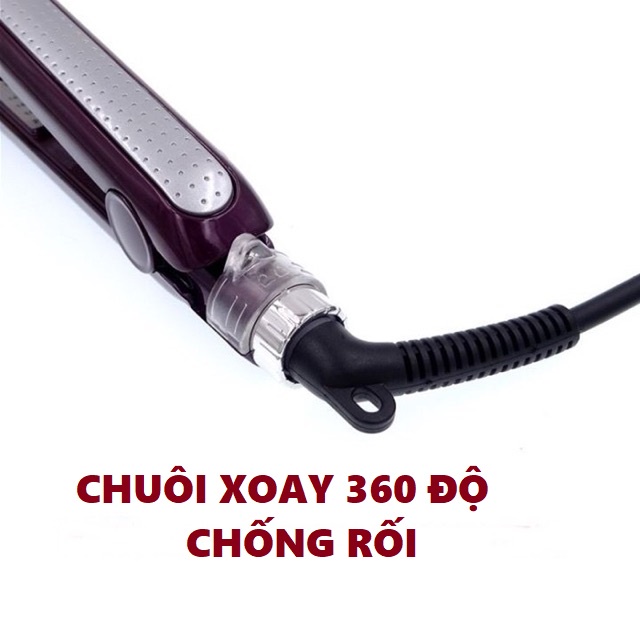 Máy là tóc, uốn tóc, duỗi tóc, bấm xù tóc 4 in 1 🌹𝑼𝑶̂́𝑵 𝑪𝑼́𝑷 𝑿𝑶𝑨̆𝑵 𝑳𝑶̣𝑵 Đ𝑨 𝑵𝑨̆𝑵𝑮🌹 có 4 mức chỉnh nhiệt PRO