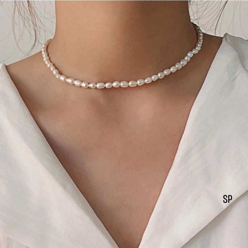 VÒNG CỔ TRAI NƯỚC NGỌT 4-5LI ( TRAI THẬT)