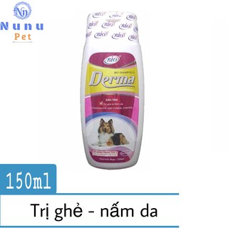 Sữa tắm trị ve ghẻ, nấm da chó mèo - Bio Derma 150ml
