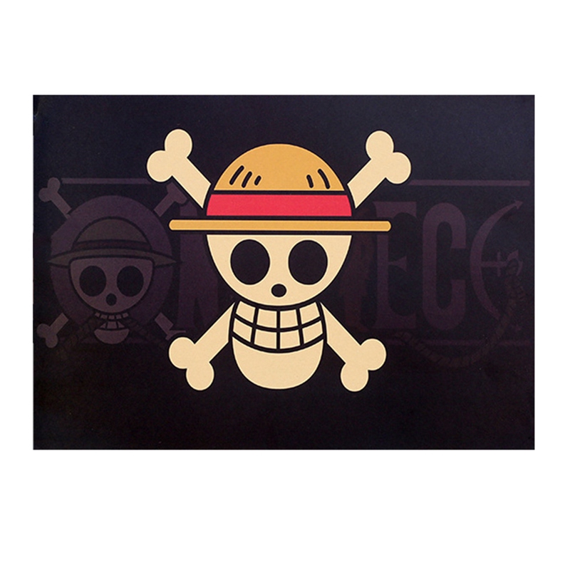 Tranh áp phích phong cách hoạt hình One Piece thời trang vintage