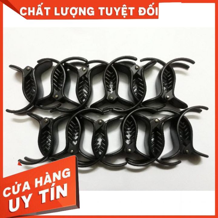 Set 12 KẸP TÓC ĐEN NHÁM ( KẸP CÀNG CUA) (ẢNH THẬT )