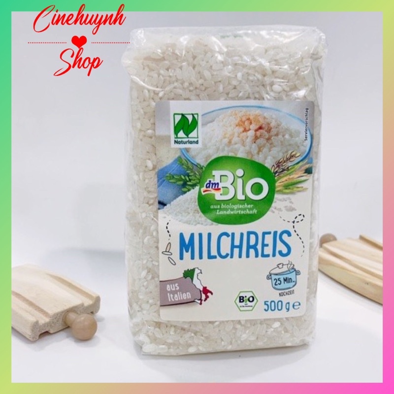 (AIR ĐỨC) GẠO SỮA DM BIO ĐỨC 500G CHO BÉ
