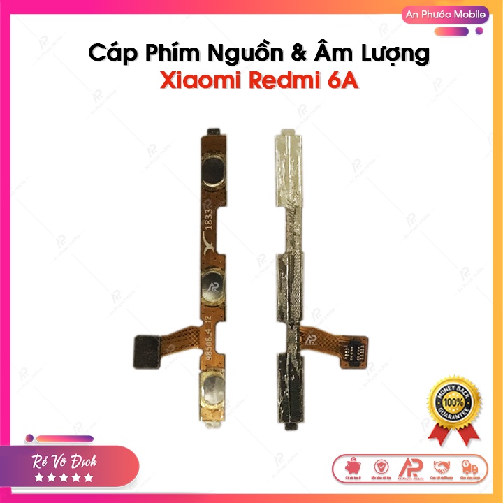 Cáp Phím Nguồn và Âm Lượng Xiaomi Redmi 6A / BN37 Zin Tháo Máy