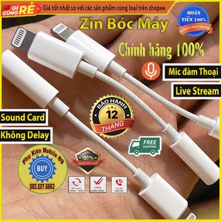 Cáp chuyển đổi cổng Cáp sạc ĐT táo sang jack adapter tai nghe 3.5 mm loại 1 cổng