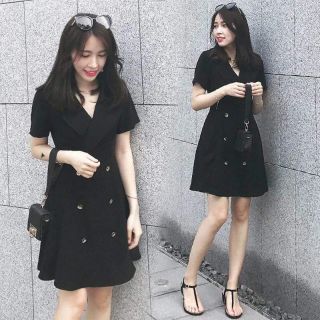 VÁY BASIC CỔ VEST
