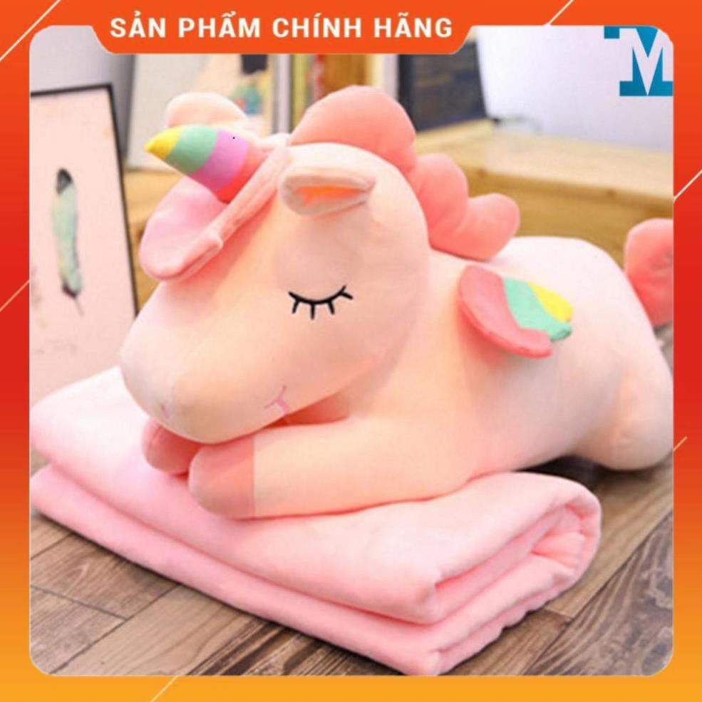 Gấu Bông Có Mền 3in1 Hình Ngựa Pony