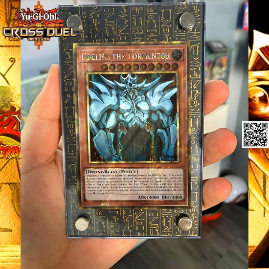 Bài Yugioh tam đại ma thần Lá Obelisk The Tormentor Slifer The Sky Dragon The Winged Dragon Of Ra TẶNG Top Loader bảo vệ