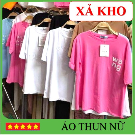 Áo thun nữ tay ngắn 🔸 GIÁ TẠI XƯỞNG 🔸 áo phông chất cotton tàu form rộng giấu quần mặc vô cùng thoáng mát