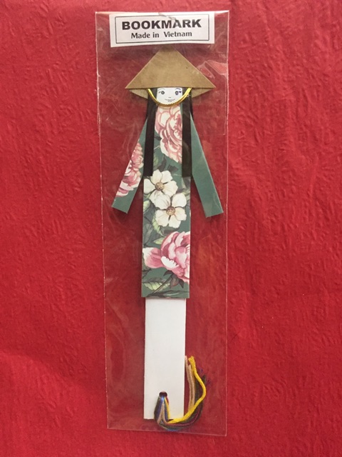 Kẹp sách đánh dấu trang hình cô gái áo dài