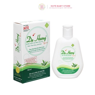 Dung dịch vệ sinh phụ nữ Dạ Hương chai 100ml hương trà xanh