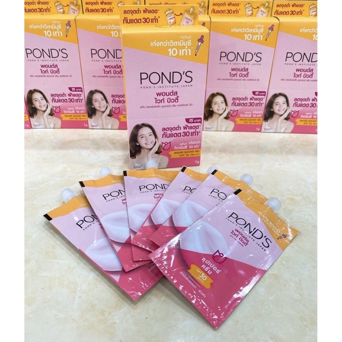 HỘP 6 GÓI KEM DƯỠNG DA POND 'S THÁI LAN SPF30 PA+++ NHẬP KHẨU CHÍNH HÃNG