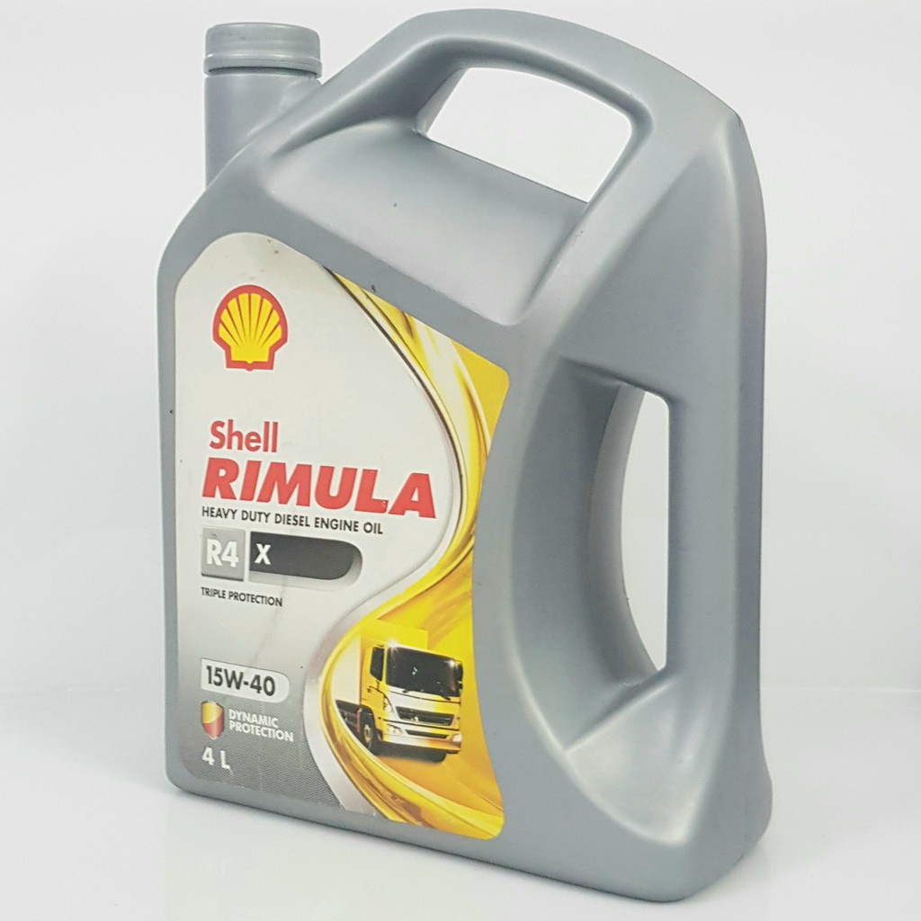 NHỚT XE TẢI NẶNG SHELL RIMULA R4 X 15W40/20W50 4L