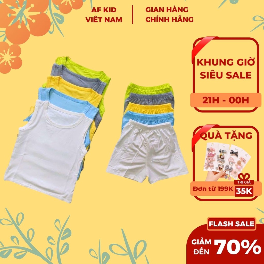 Bộ minky mom chip cạp cao cho bé trai bé gái, quần áo trẻ em cao cấp, bộ cộc tay chất liệu mềm mịn thoải mái ATKID