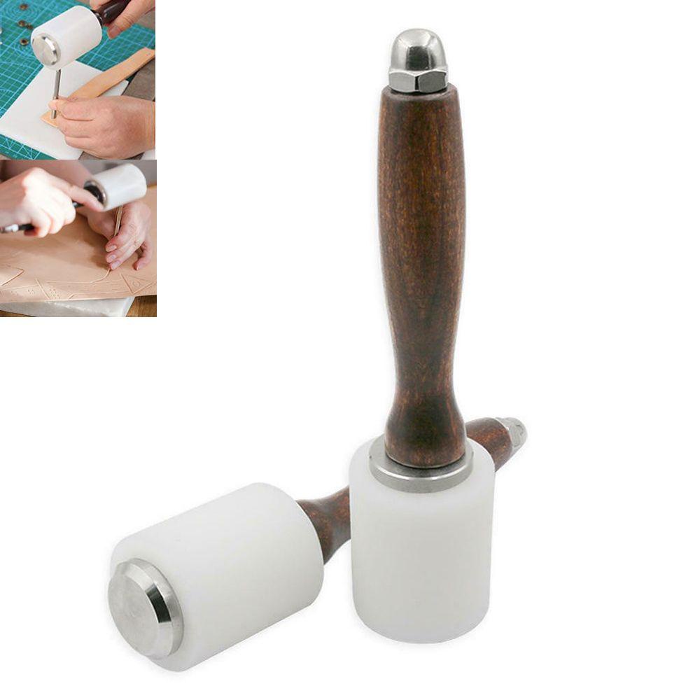 Búa Dập Da Với Tay Cầm Bằng Gỗ Tiện Dụng