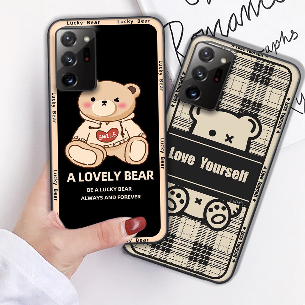 Ốp lưng Samsung Note 20 / Note 20 Plus / Note 20 Ultra / Note 20+ gấu cute SIÊU RẺ-SIÊU CHẤT