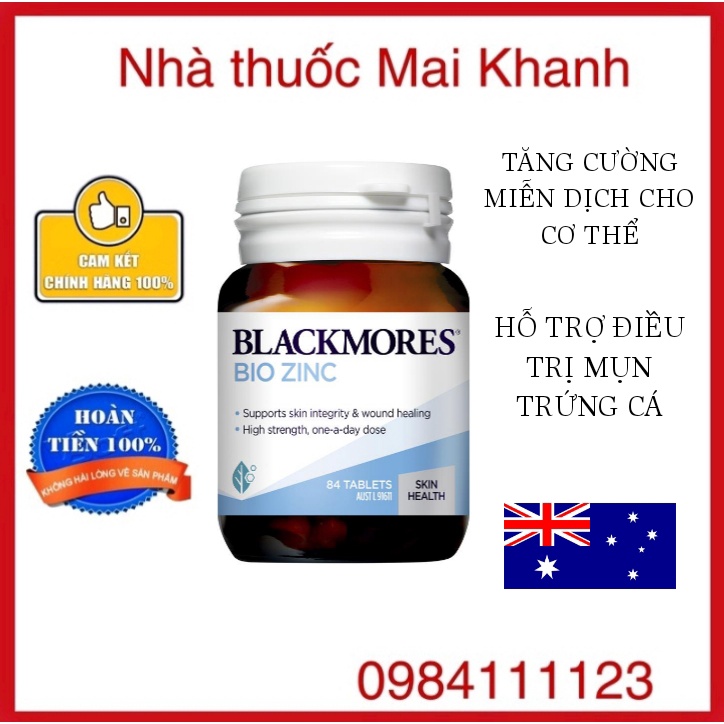 Viên bổ sung Kẽm Bio Zinc Blackmores Úc
