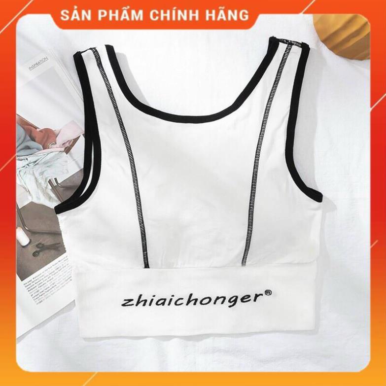 Áo Bra Ba Lỗ Viền Nổi tập gym yoga thể thao crotop sẵn đệm ngực hàng đẹp 660
