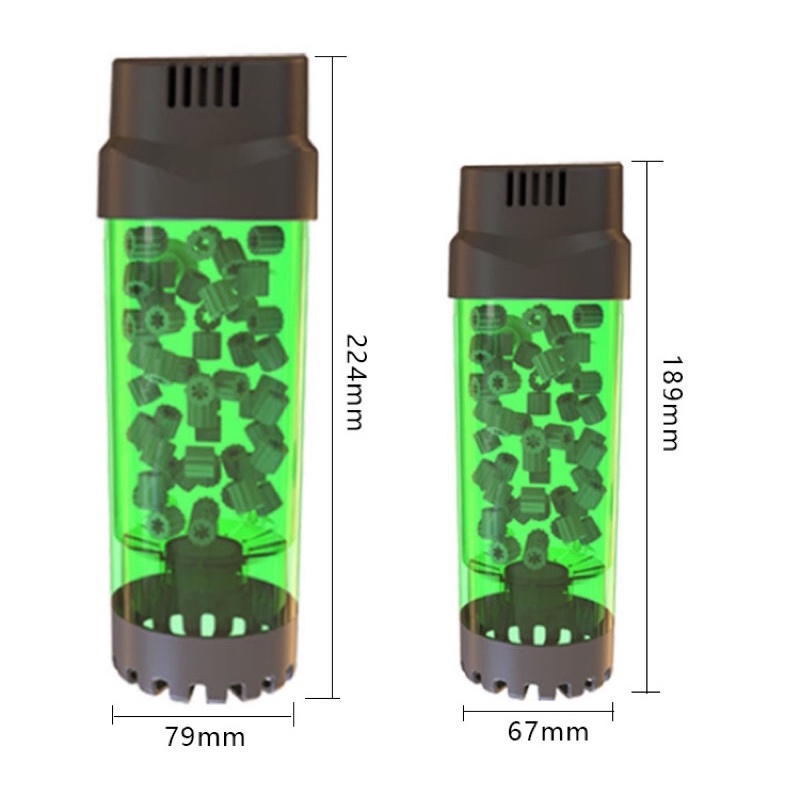Lò Đảo Hạt Kaldnes Qanvee LH-300 | LH-600 || Lò Đảo Tạo Vi Sinh Cho Bể Cá Cảnh