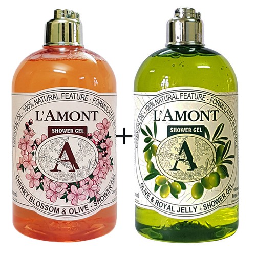 Combo 2 chai Sữa Tắm LAmont En Provence được chọn mùi 500ml-chai