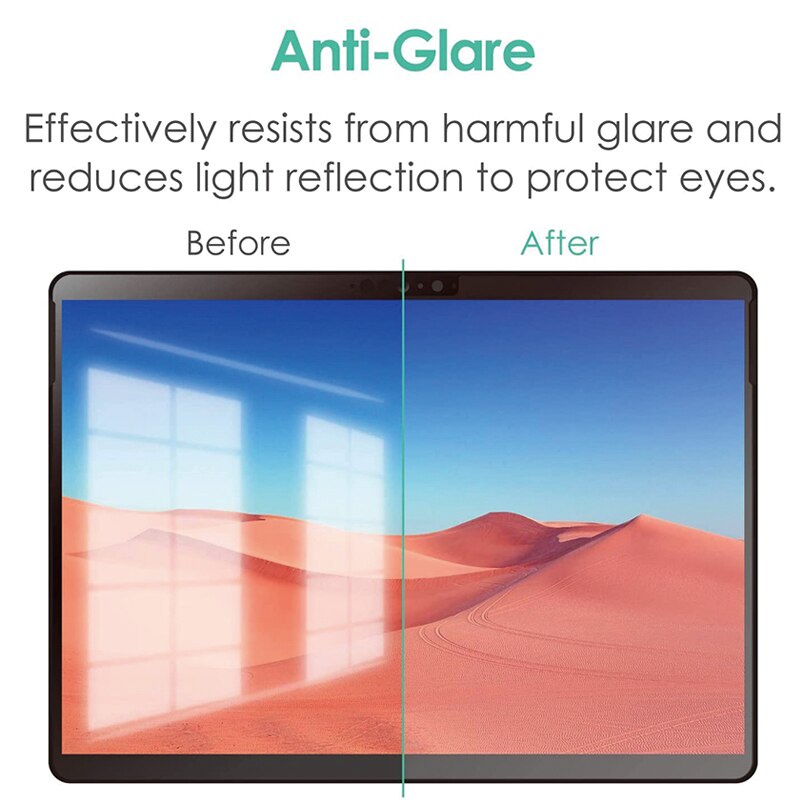 Miếng dán bảo vệ màn hình bề mặt như giấy chống chói cho Microsoft Surface Pro 7 Plus Pro X Pro 4 5 6 7 Go Go2