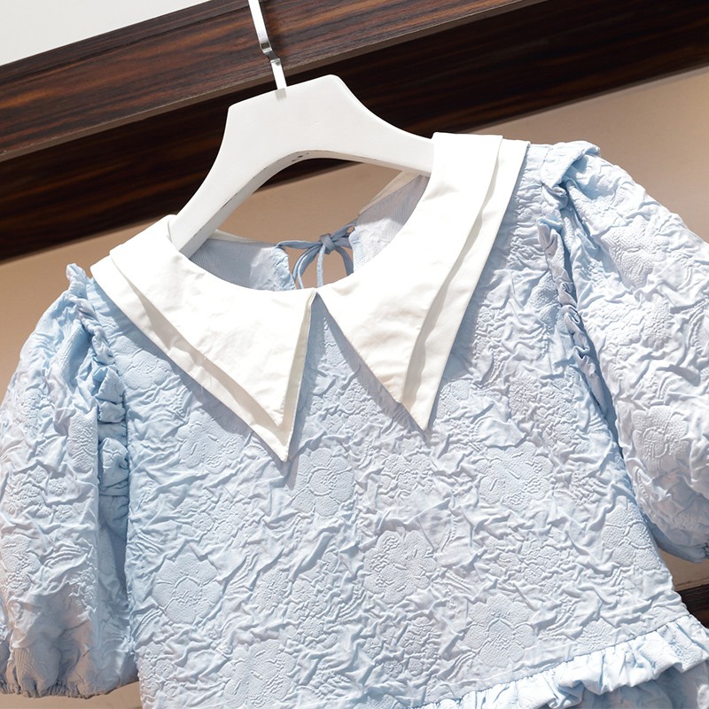 🌸Hàng Order🌸 Váy Bigsize Tay Bồng Thắt Dây Lưng  Trẻ Trung Nữ Tính🌸Hàng Quảng Châu | BigBuy360 - bigbuy360.vn