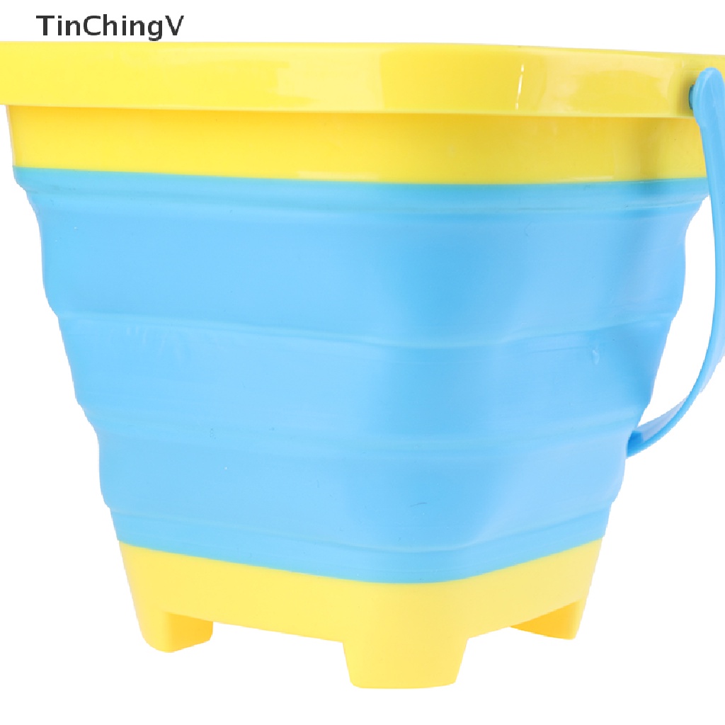 Xô Nhựa Đựng Cát / Đồ Chơi Đi Biển Gấp Gọn Đa Năng