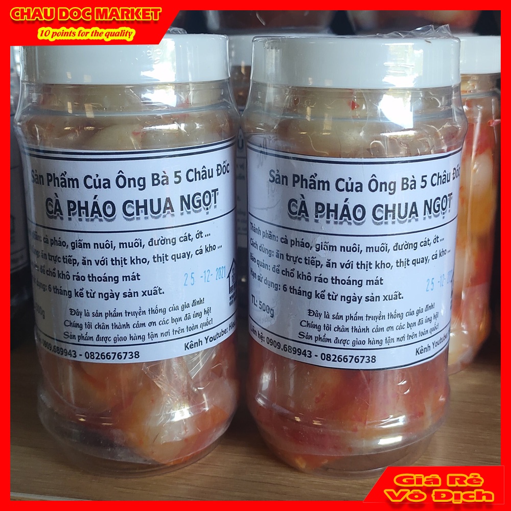 Cà Pháo Ngâm Chua Ngọt Hủ  Giòn Rụm Sản Phẩm Nhà Làm Nổi Tiếng  Ông Bà 5 CHÂU ĐỐC.