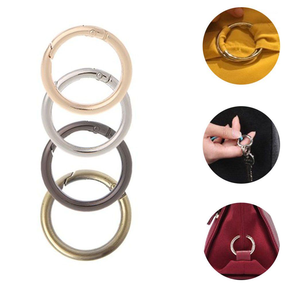 ELEGANT Phụ Kiện Móc Lò Xo Tròn Cho Túi Xách Tiện Dụng