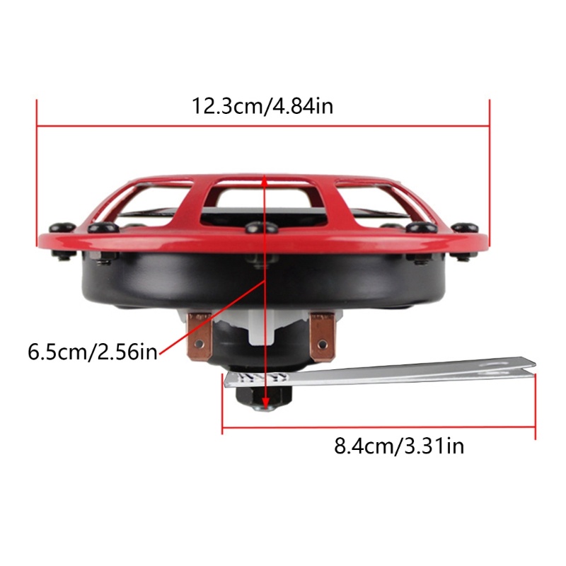 Còi Điện 12V Siêu Lớn Chống Thấm Nước Thông Dụng Cho Xe Hơi / Xe Máy