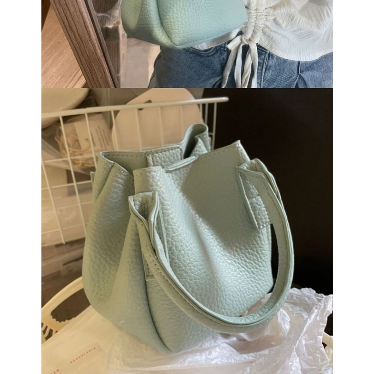 Túi Xách JASMIN NOIR Da PU Hình Đám Mây Đơn Giản Thời Trang Cho Nữ
