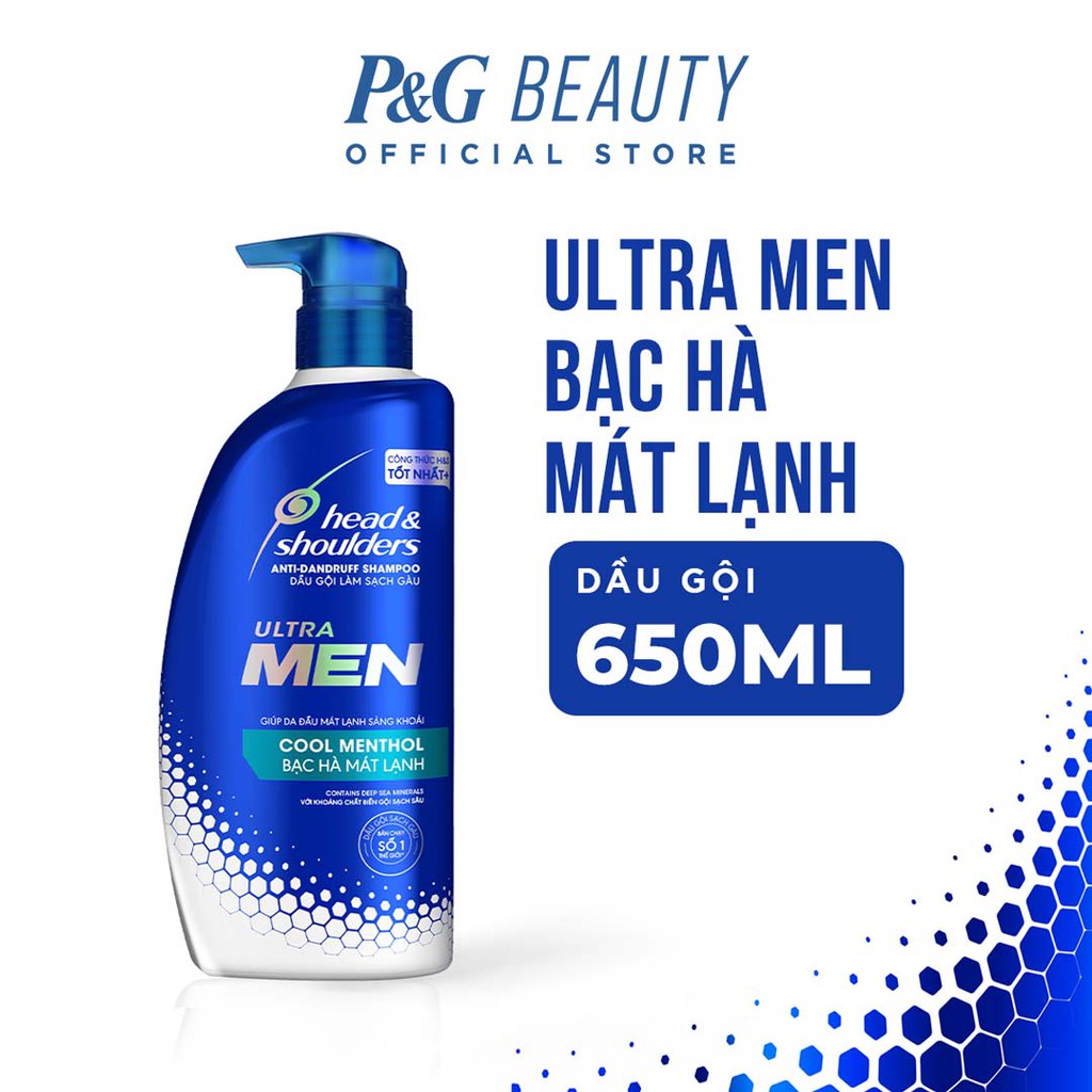 Dầu gội head men old spice 550ml