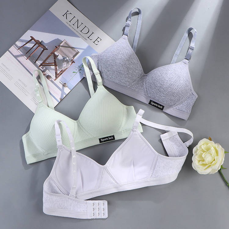 Áo Ngực Bralette Nữ Sinh Không Gọng Cute Chất Cotton Mút Mỏng Mềm Mát Phom Gọm Ngực Đẹp A554