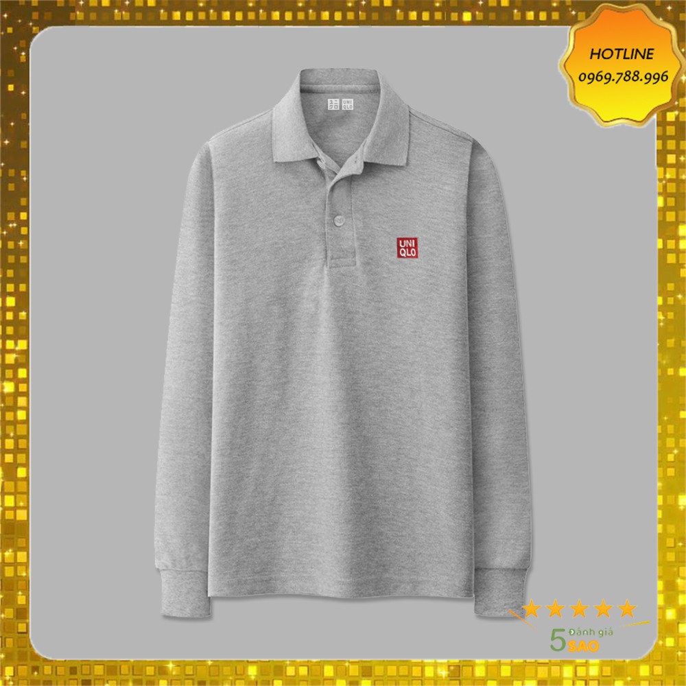 Áo Polo Nam Dài Tay Cổ Bẻ Thời Trang Trung Niên Sang Trọng, chất cotton Cá Sấu 100%VNXK, Logo Thêu Sắc Nét