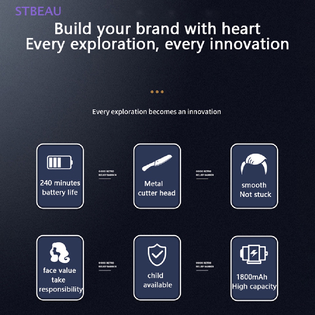 Máy cạo râu Hớt Tóc / Cạo Râu Chuyên Nghiệp T9 Dành Cho Nam