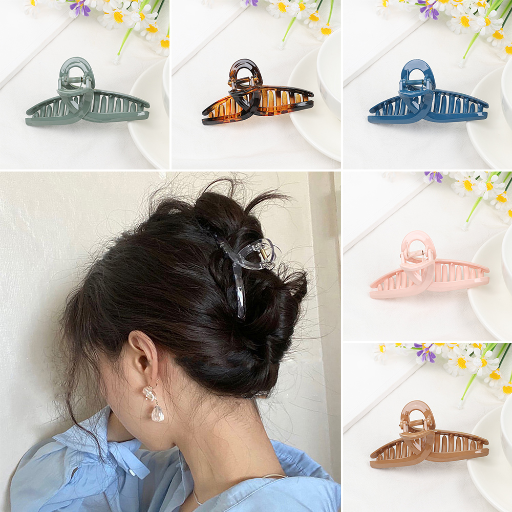 Kẹp Tóc Càng Cua Chống Trượt Tạo Kiểu Thời Trang Nữ Dễ Thương