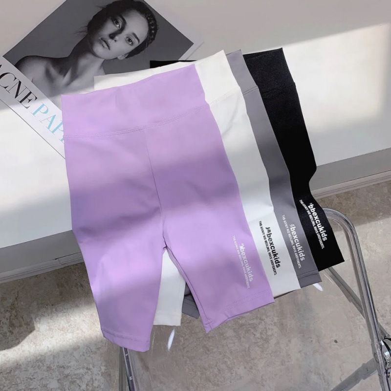 Hàng Có Sẵn❦ Quần Short Legging Thể Thao Thiết Kế Mới Thời Trang Mùa Hè Theo Phong Cách Hàn Quốc