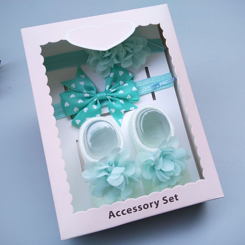 Set 3 Băng Đô Đính Nơ/Hoa Xinh Xắn Dành Cho Bé Gái