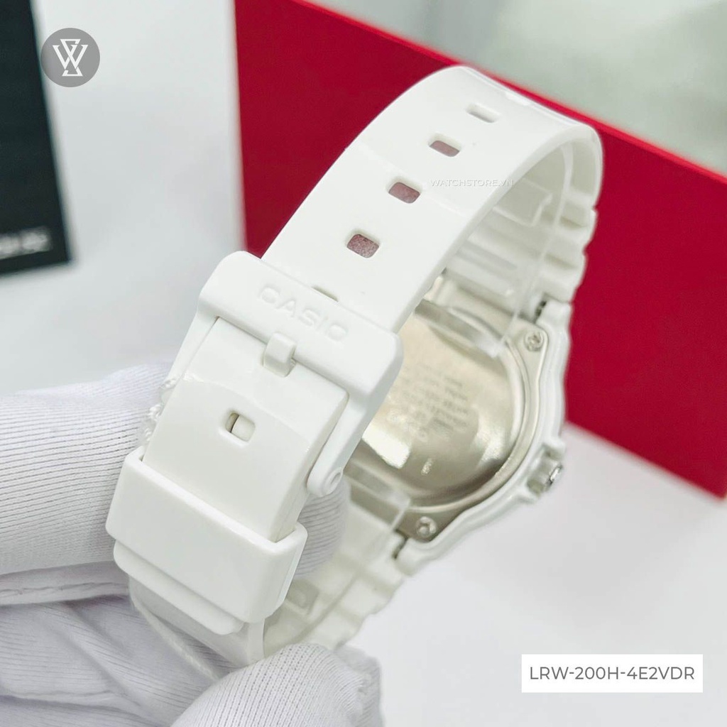 Đồng Hồ Quartz Trẻ Em Casio WATCHSTORE LRW-200H-4E2VDR Thiết Kế Mặt Kính 34mm, Dây Và Vỏ Nhựa Cao Cấp