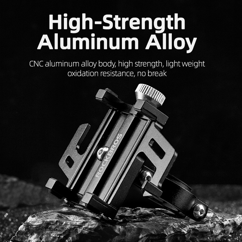 Giá đỡ điện thoại ROCKBROS gắn xe đạp xoay được 360 độ tiện lợi