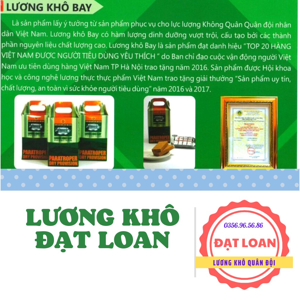 Lương khô, lương khô bay quân đội 1kg