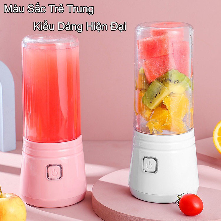 Máy Xay Sinh Tố Cầm Tay Mini 6 Lưỡi Juice Cup - Máy Xay Sinh Tố Mini Bảo Hành 12 Tháng