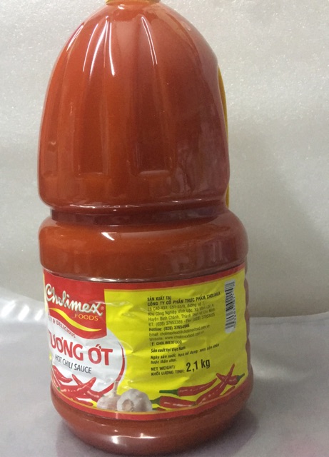 Tương ớt Cholimex can to 2,1 kg loại ngon chuyên dùng trong nhà hàng xịn